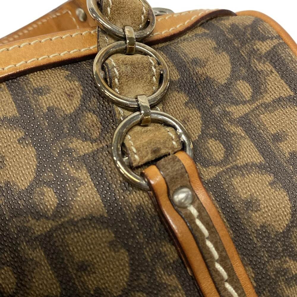 Christian Dior DIOR/ChristianDior Romantique Handbag Brown Black PVC Leather - Picture 15 of 15